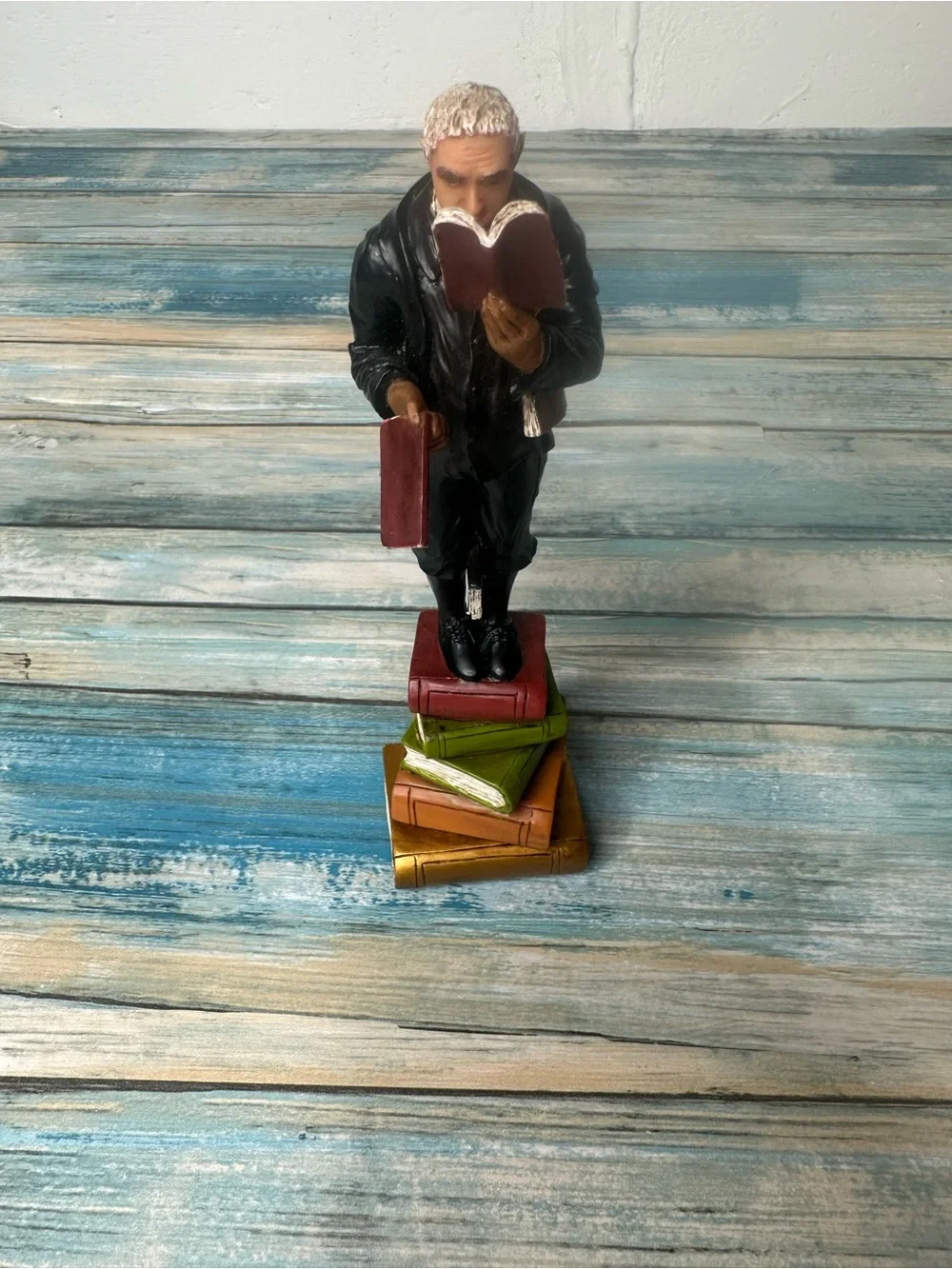 Vintage Librarian figurine 9”